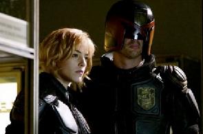 Karl Urban IS Judge Dredd IN "Dredd"