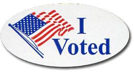 Voting sticker