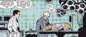 Hawkeye, Hawkguy, Lucky, Pizza Dog