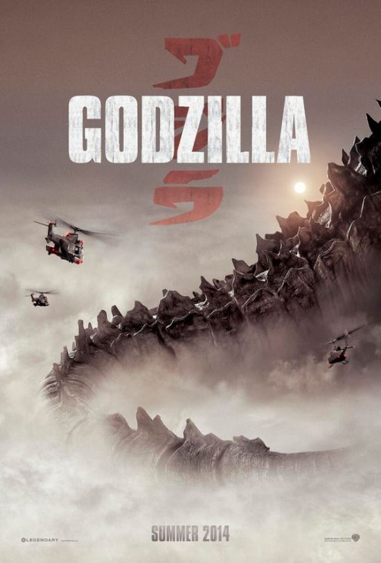 Godzilla movie teaser poster, America, 2014