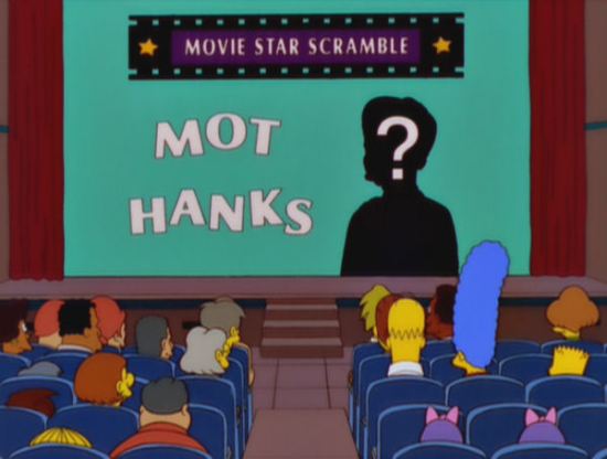 Mot Hanks, Simpsons