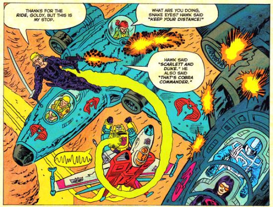 Psychedelic Transformers vs. GI Joe!