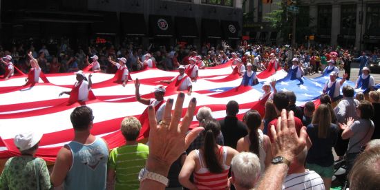 OneAmerica Walking Flag!