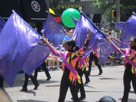 Ben Davis High School Marching Giants Color Guard!