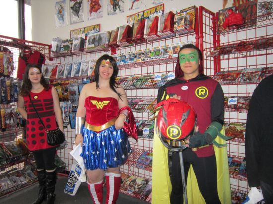 Wonder Woman! Robin! Dalek!
