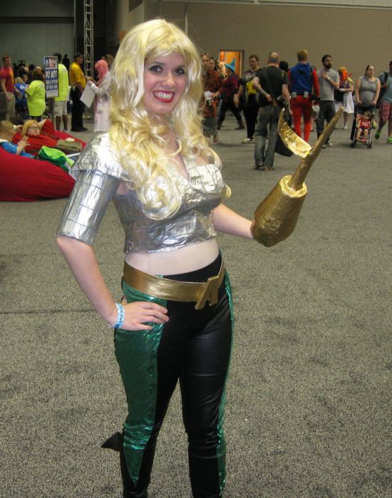 Aquaman! With harpoon hand!