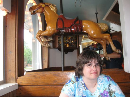Carousel horsie!