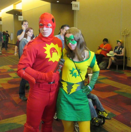 Crimson Bolt and Boltie!