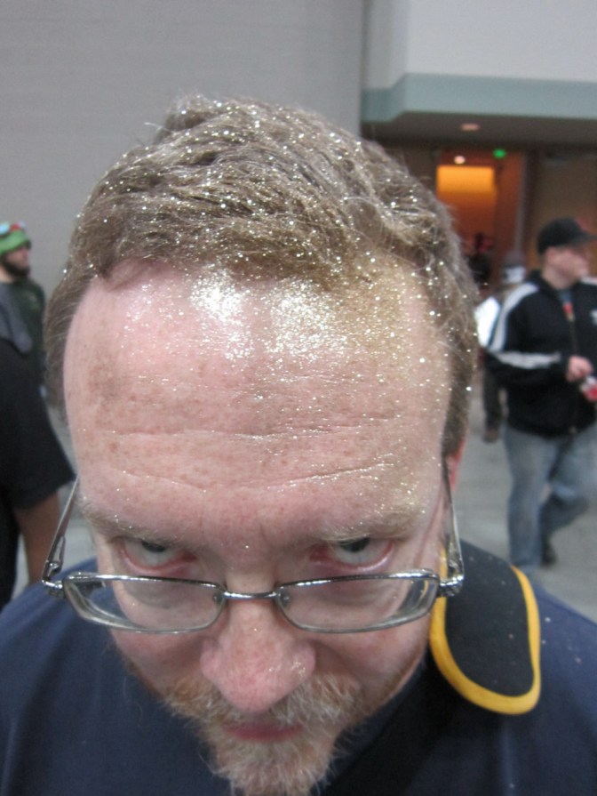 Carrie Fisher Glitter!