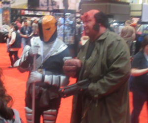 Deathstroke + Hellboy!