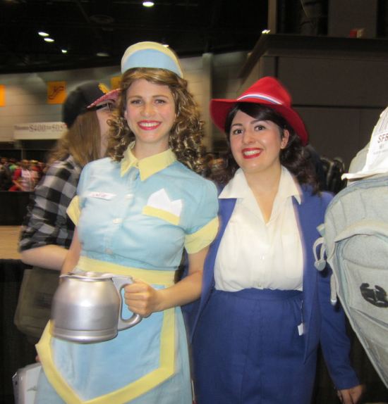 Agent Peggy Carter and Angie!