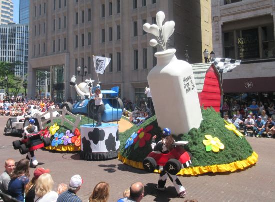 Winners Celebratw with Milk!