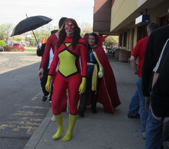 Spider-Woman and Dr. Strange!