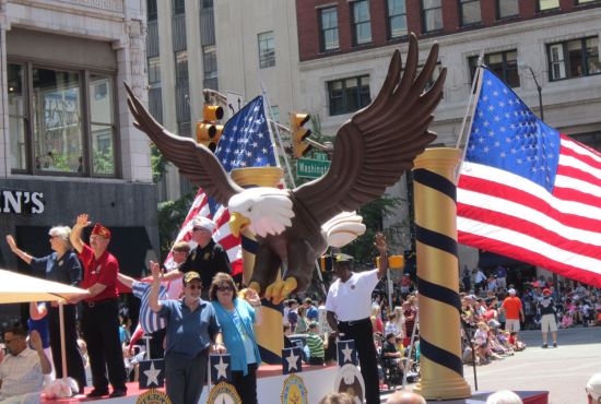 American Legion float!
