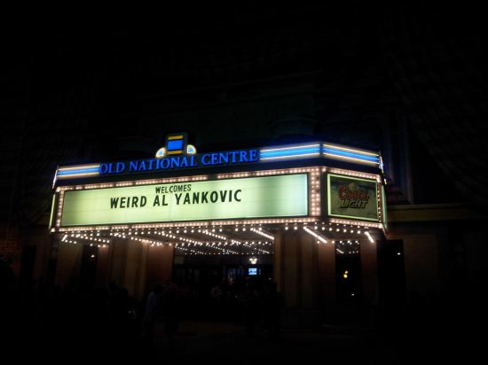 Weird Al Yankovic marquee!