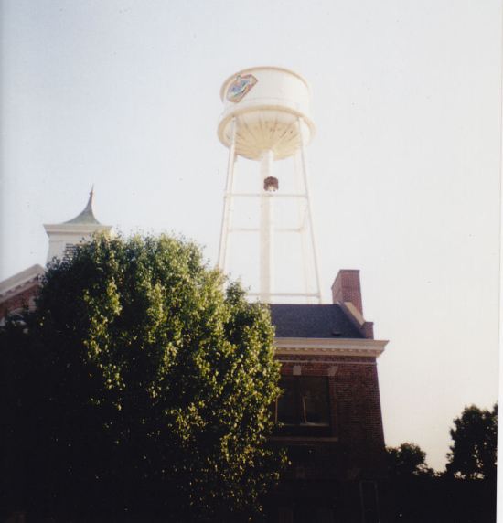 Superman water tower!