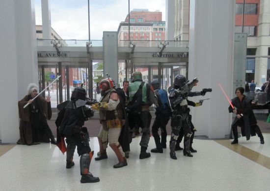 Jedi vs. Mandalorians!