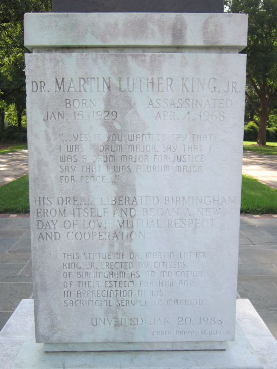 MLK Pedestal!