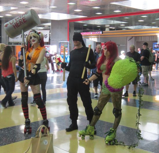 Harley and Ivy and Daredevil!