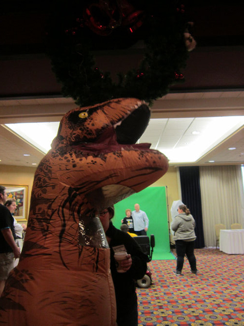 Christmas T-Rex!