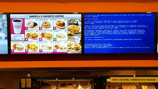 Blue Screen of Death!