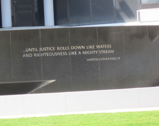 MLK Quote Fountain.