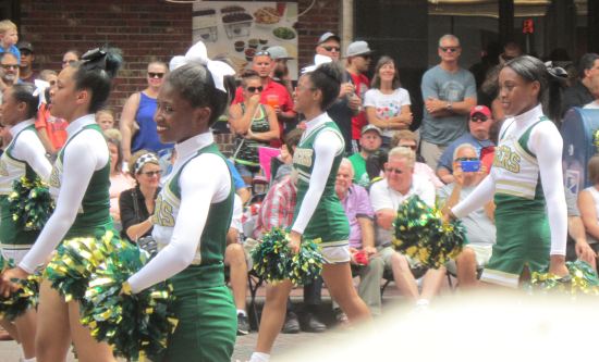 Crispus Attucks High School Cheerleading Team!