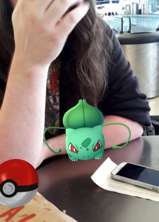 Bulbasaur! Pokemon Go!