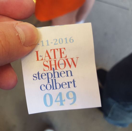 Late Show Tickets!