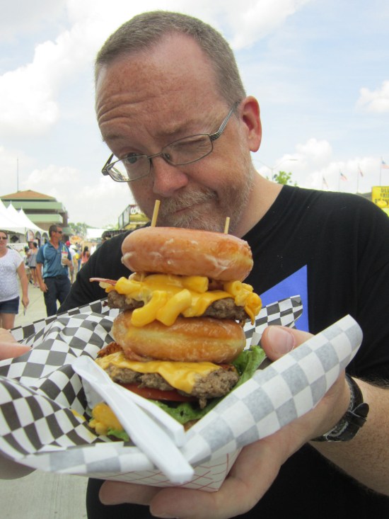 Double Barrel Burger!