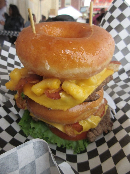 Double Barrel Burger!
