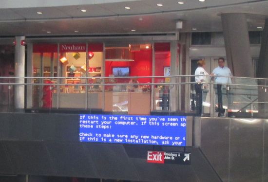 Blue Screen of Death!