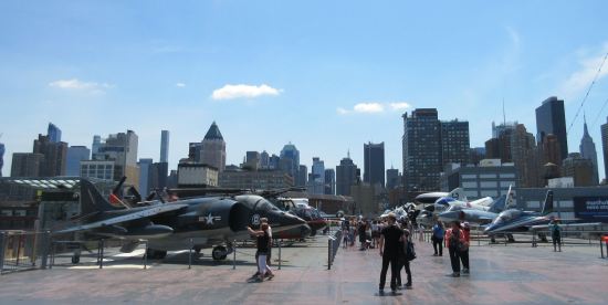 Intrepid upper deck!