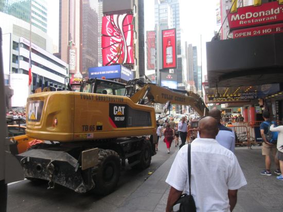 Times Square crane!