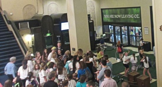 YOU ARE NOW LEAVING OZ.