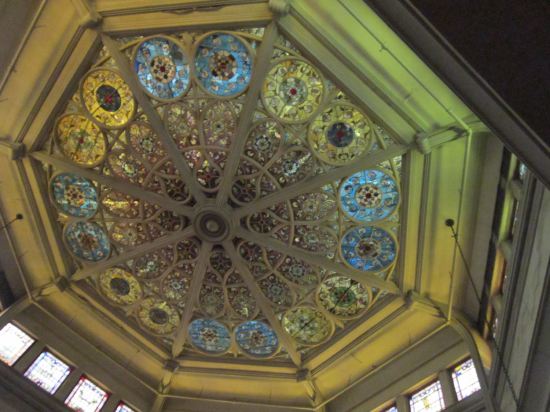 John's Pizzeria ceiling!