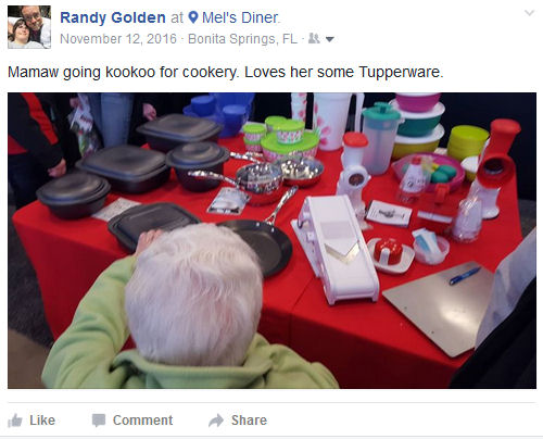 Literally Tupperware!