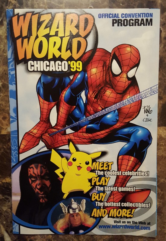 Wizard World Chicago 1999 program!