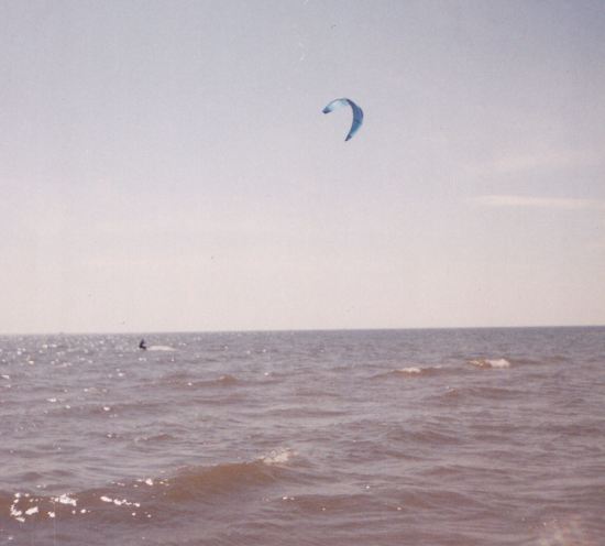 Kitesurfing!