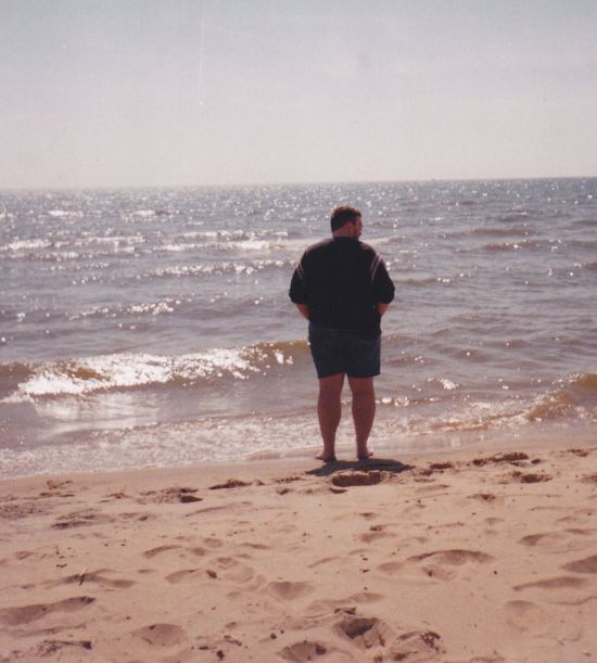 Me on beach.