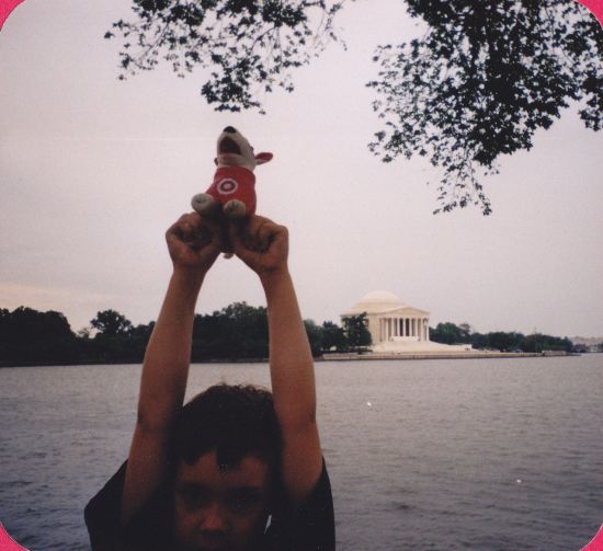 Jefferson Memorial and Bullseye!
