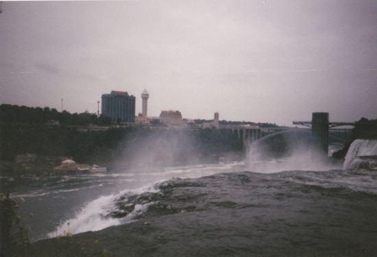 Over Niagara Falls!