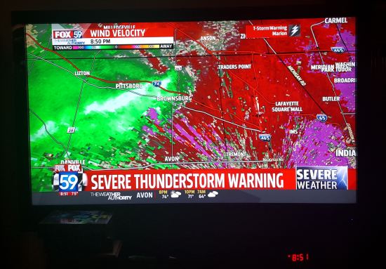 Severe Thunderstorm Warning!