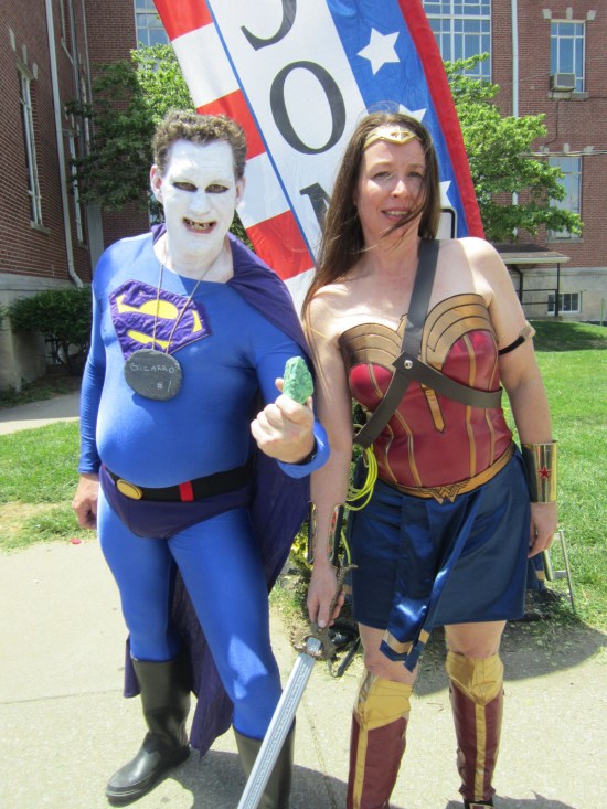 Bizarro and Wonder Woman!