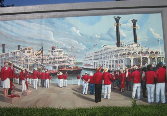 Steamboats + Red Coats!