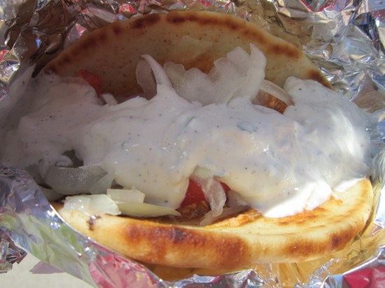 Buffalo Chicken Gyro!