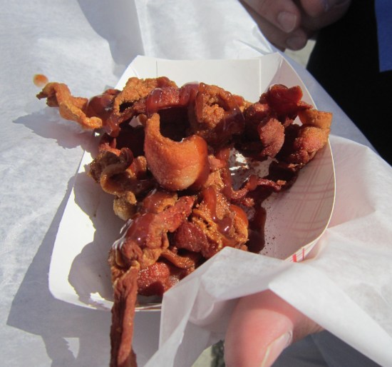 Deep Fried BBQ Bacon!