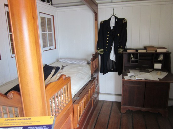 Captain's stateroom!