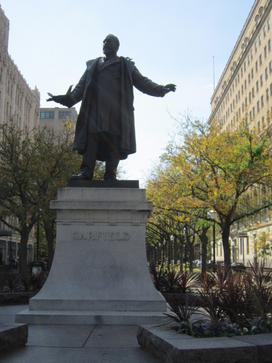 James Garfield statue!