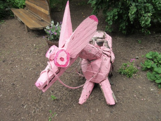 pink donkey!